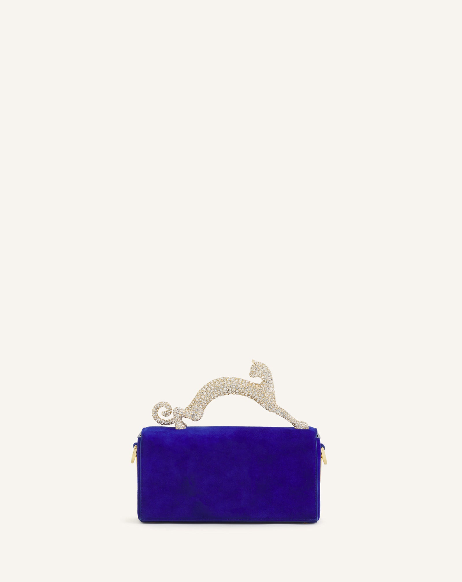 BLUE PENCIL CAT NANO BAG IN LEATHER