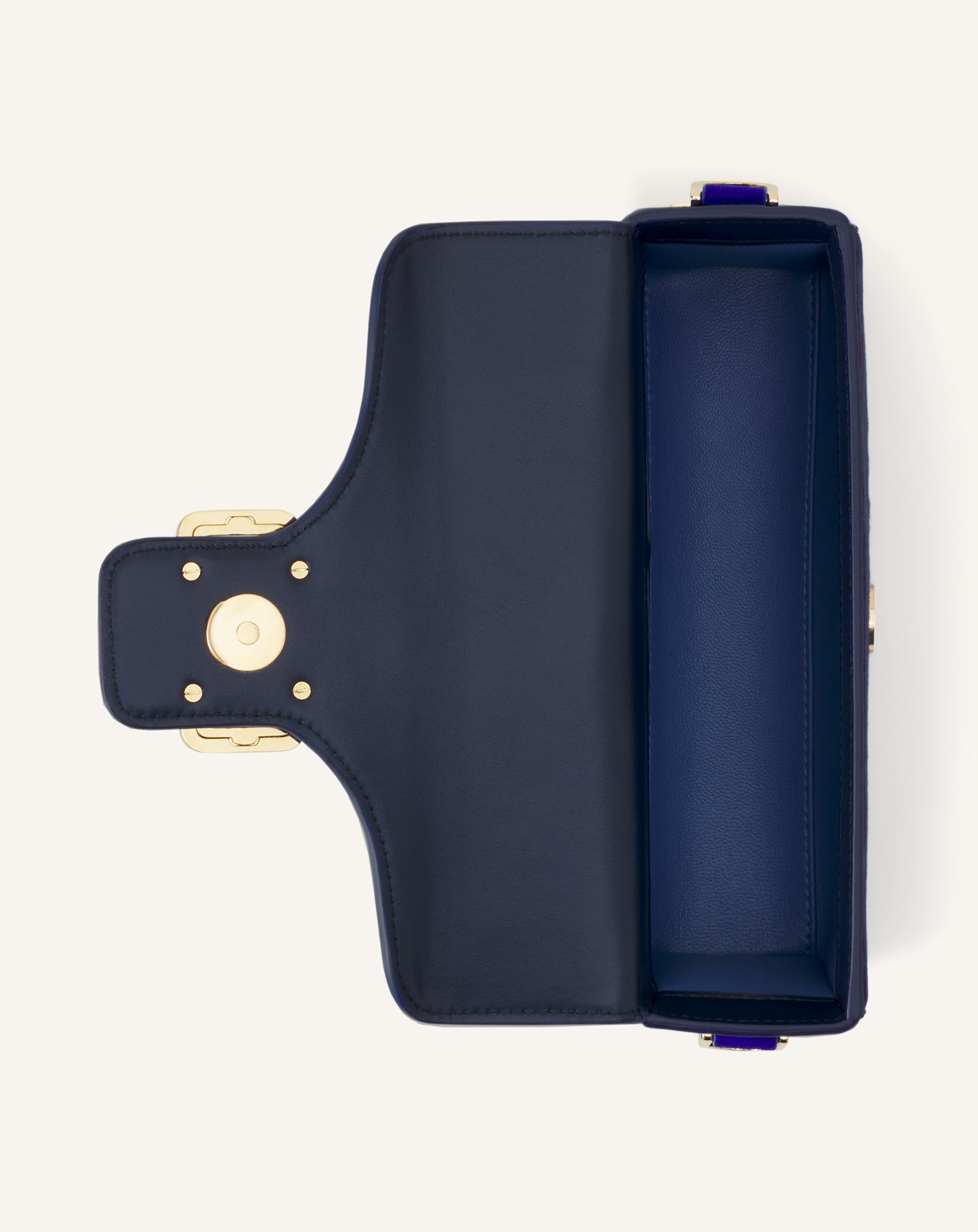 BLUE PENCIL CAT NANO BAG IN LEATHER