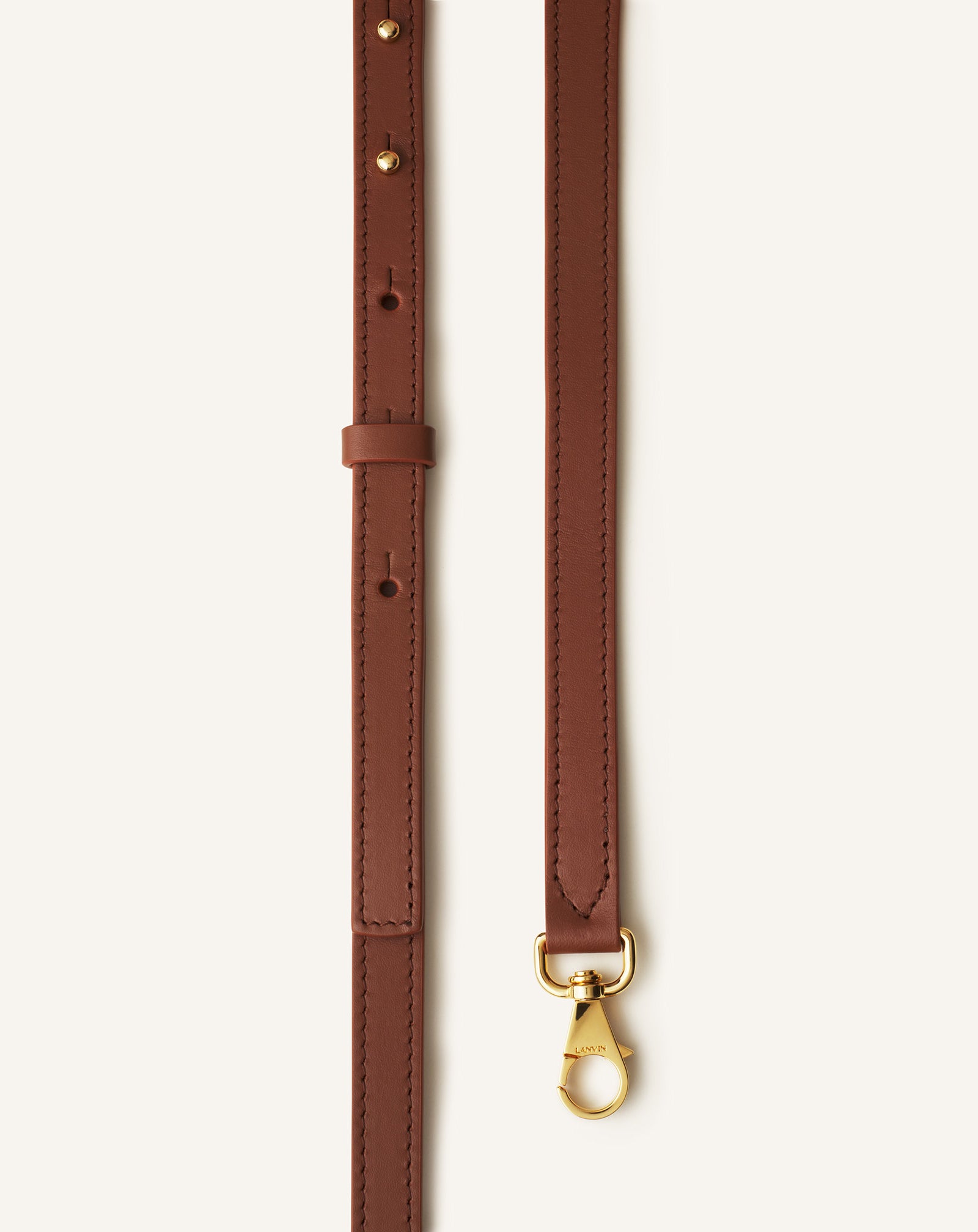 CATCH BY LANVIN MEDIUM BUCKET BAG IN GRAINED LEATHER