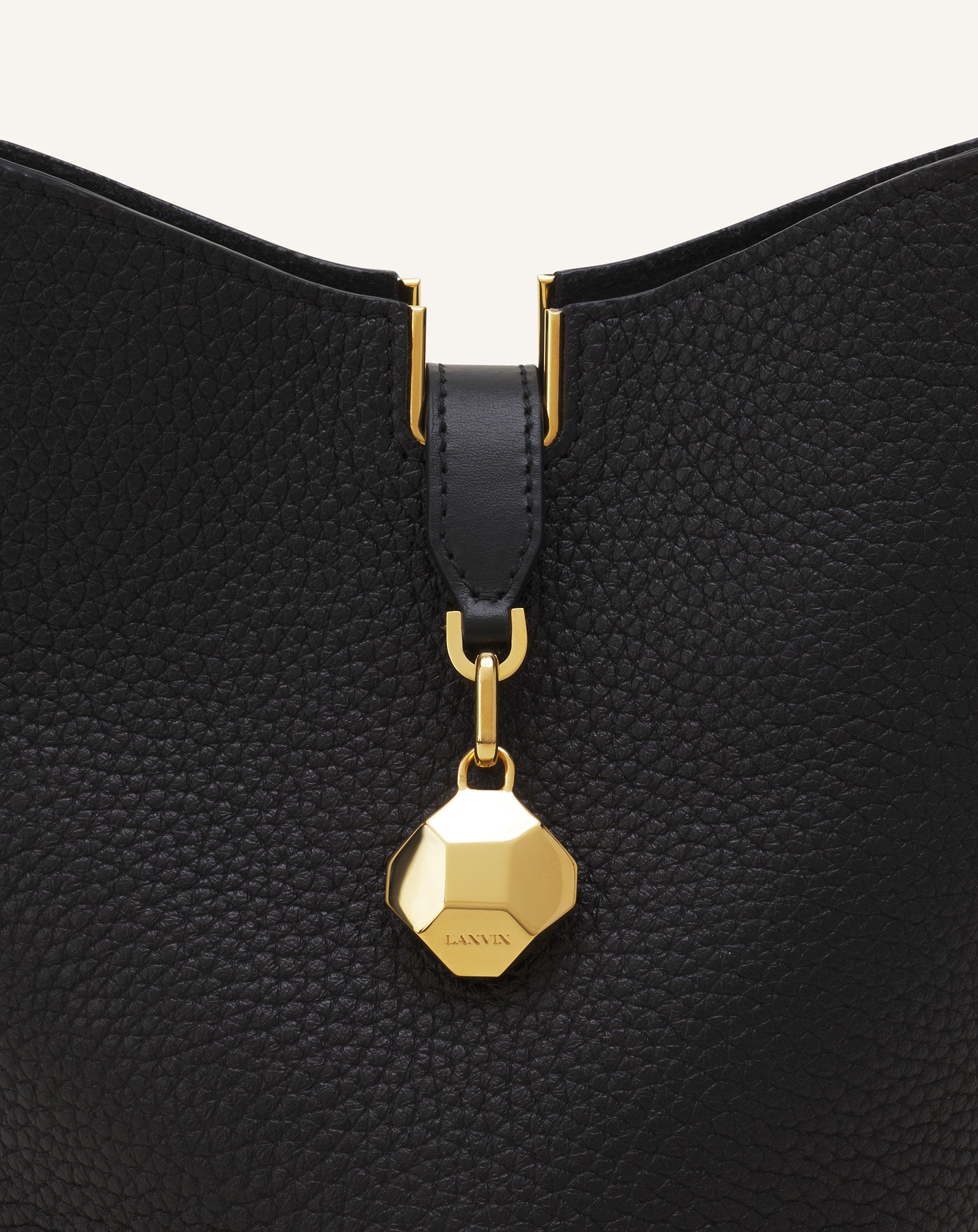 CATCH NANO BY LANVIN LEATHER BUCKET BAG