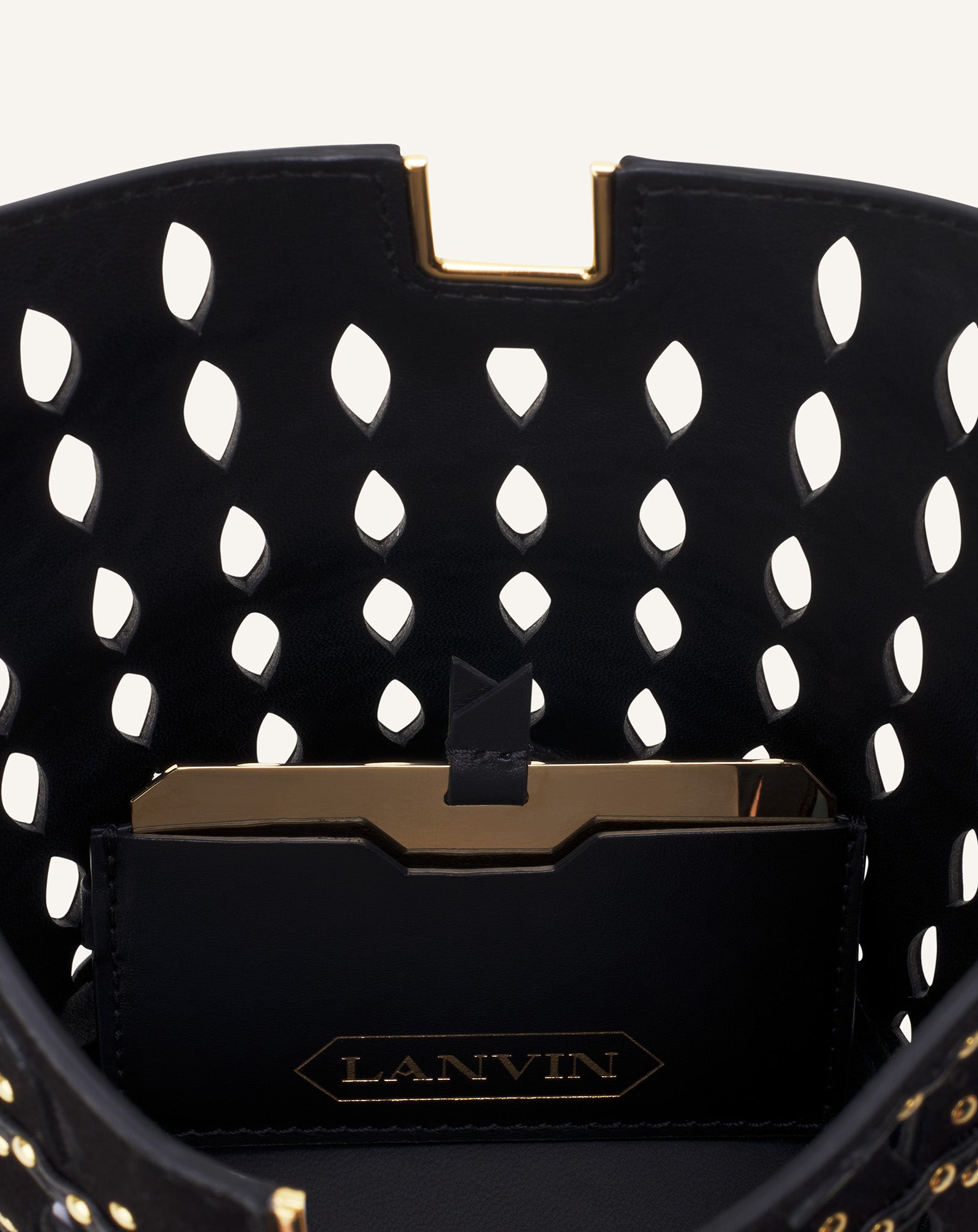 CATCH NANO BY LANVIN BUCKET BAG IN SUEDE