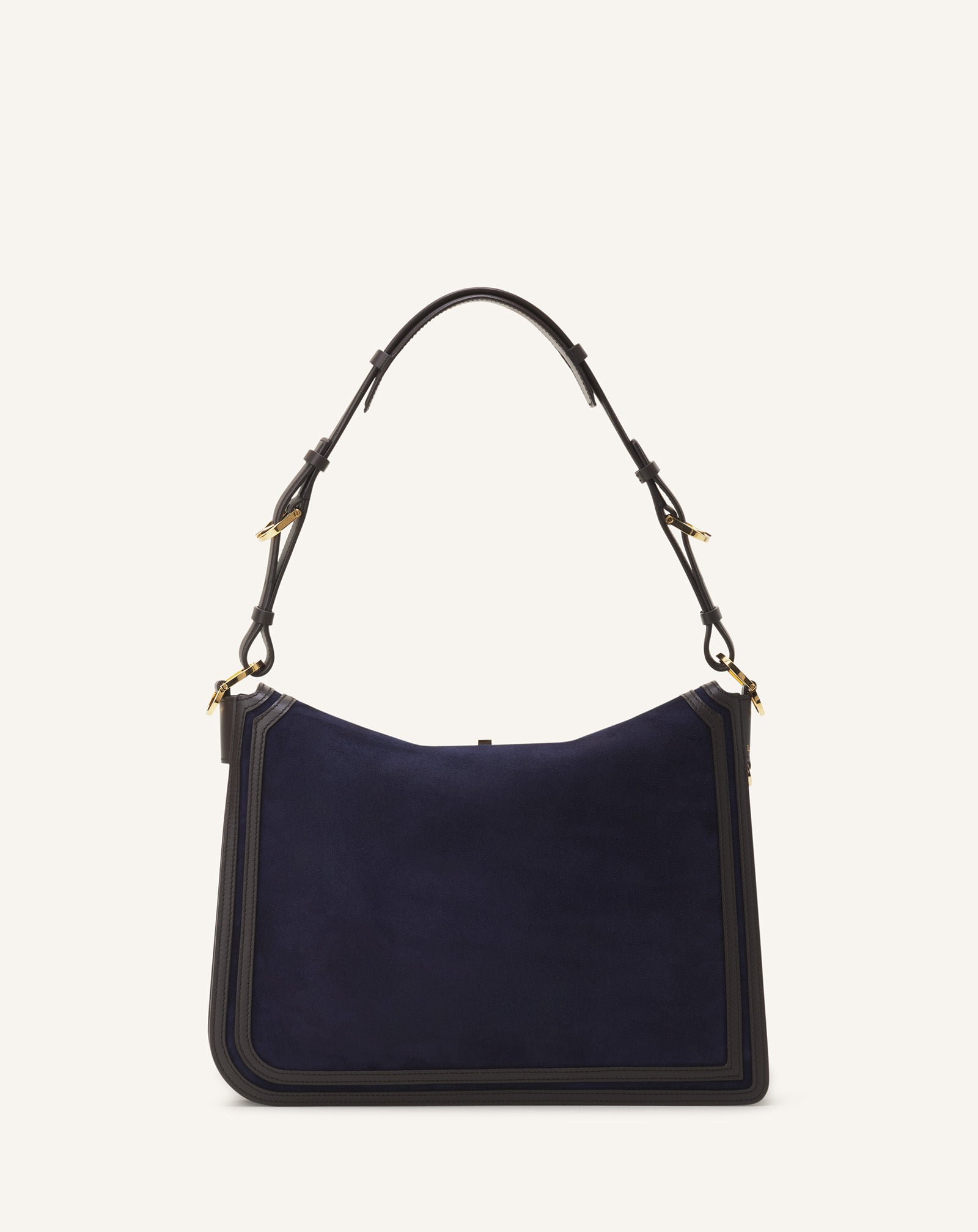 BLUE COMPAGNON BAG IN SUEDE