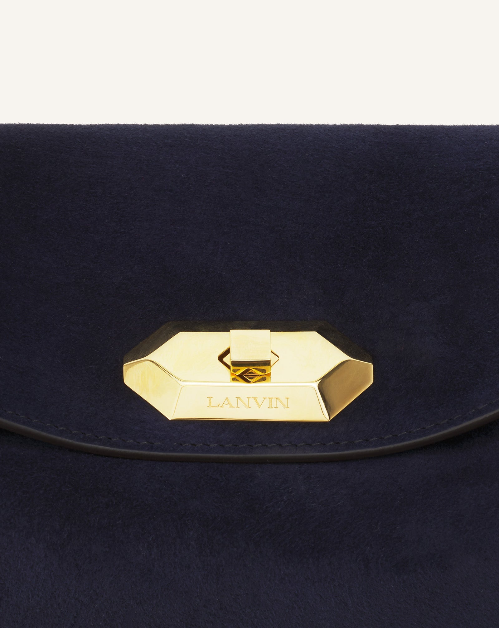 BLUE COMPAGNON BAG IN SUEDE