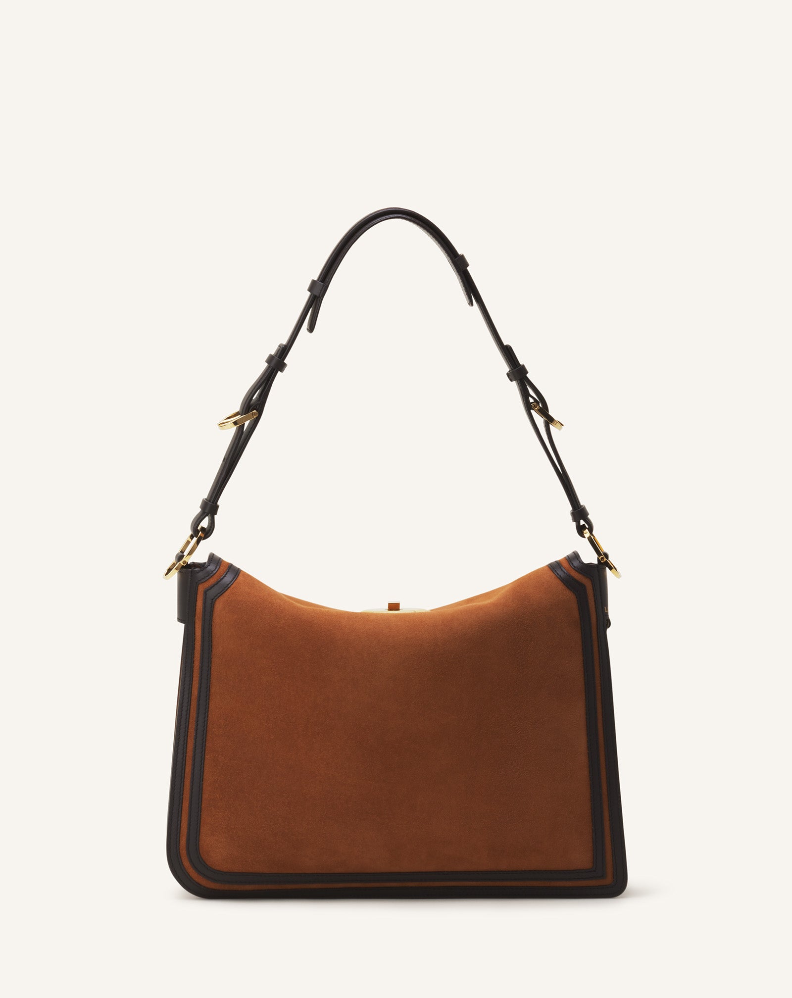 COMPAGNON ASYMMETRICAL BAG IN SUEDE