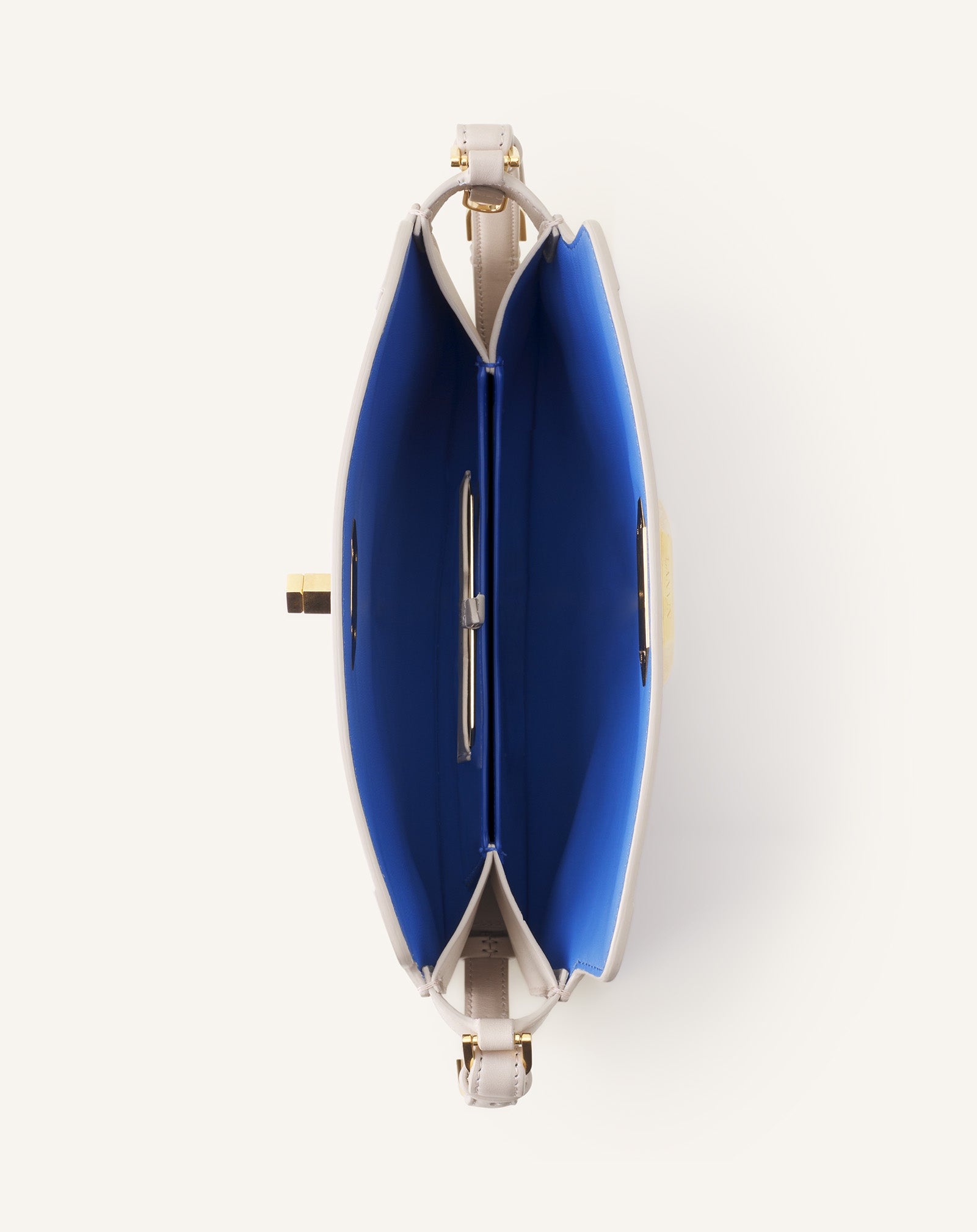 WHITE COMPAGNON 20 BAG IN LEATHER