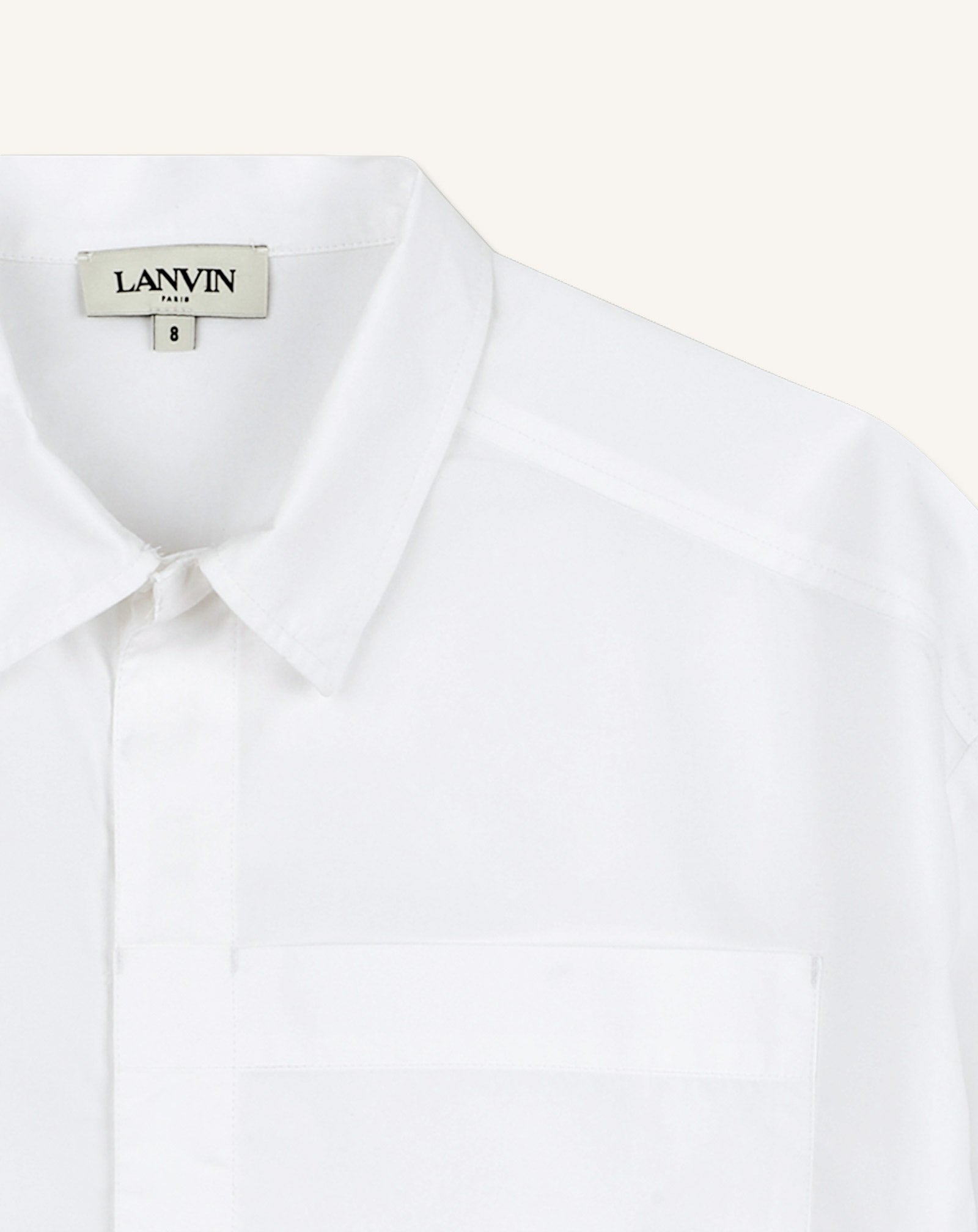 WHITE SHORT SLEEVE SHIRT