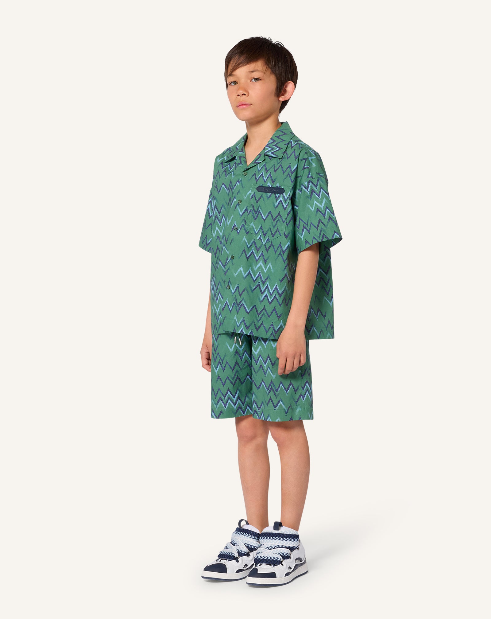 GREEN SHORT SLEEVE SHIRT
