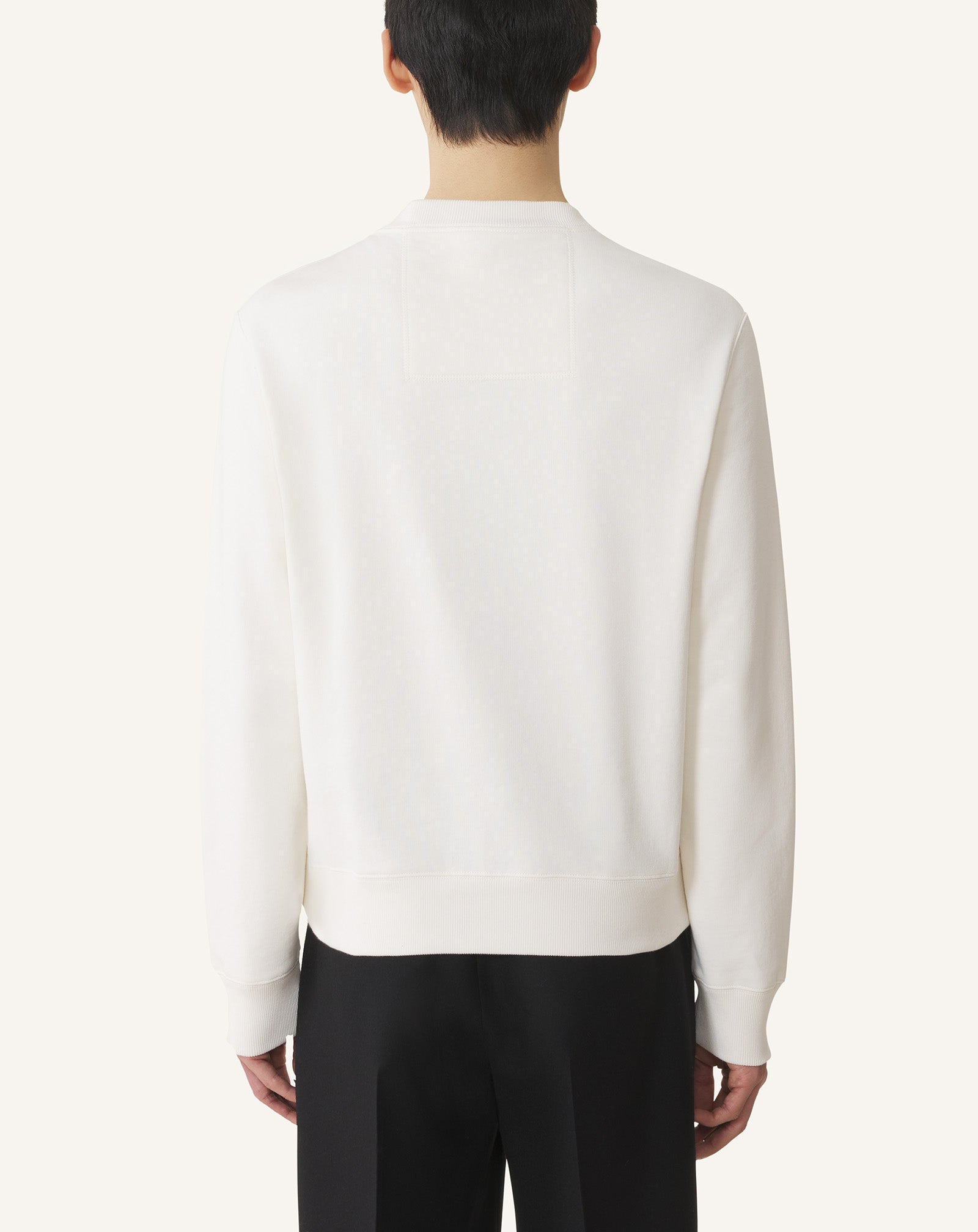 LANVIN EMBROIDERED COTTON SWEATSHIRT