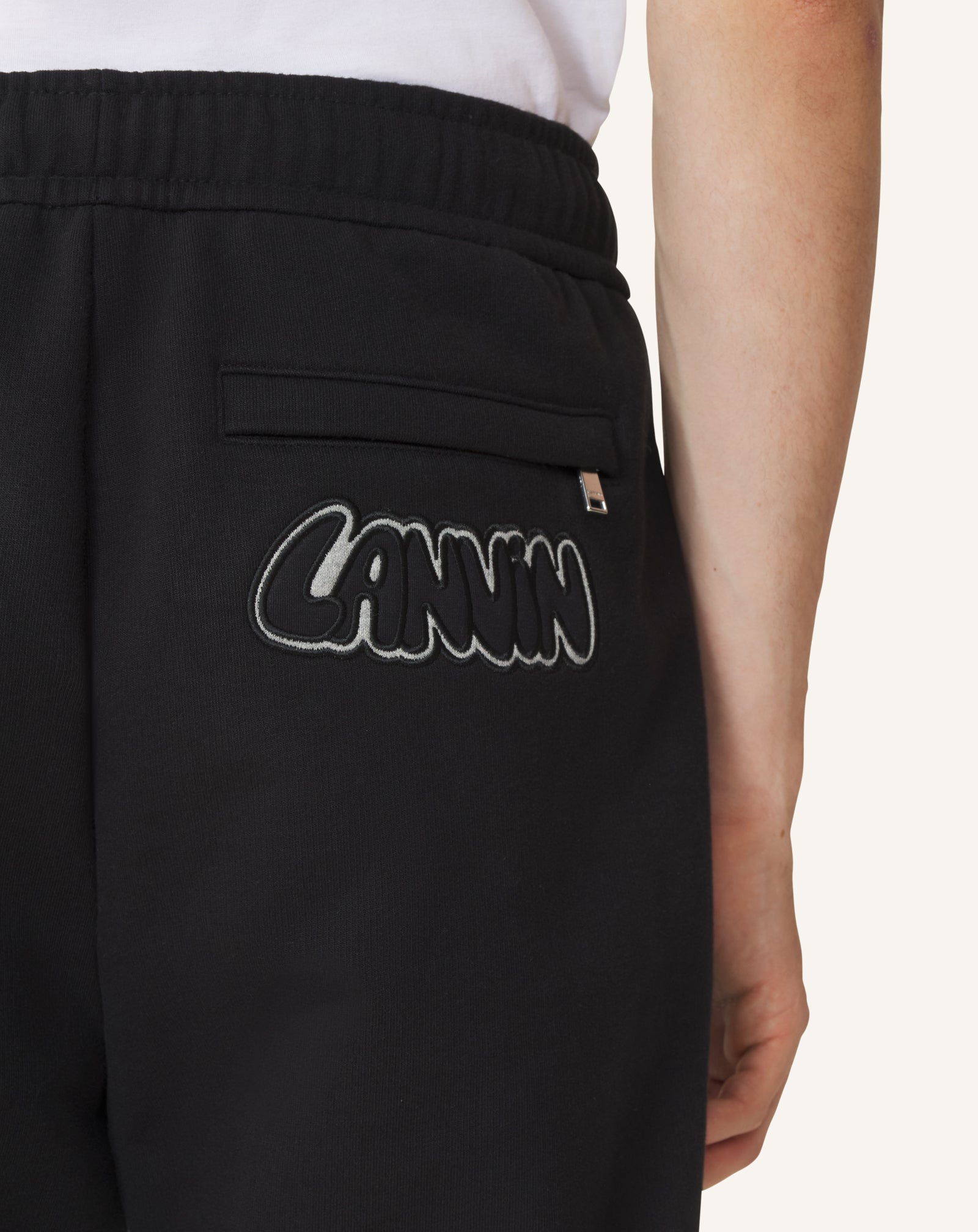 BLACK URBAN CURB JOGGING PANTS