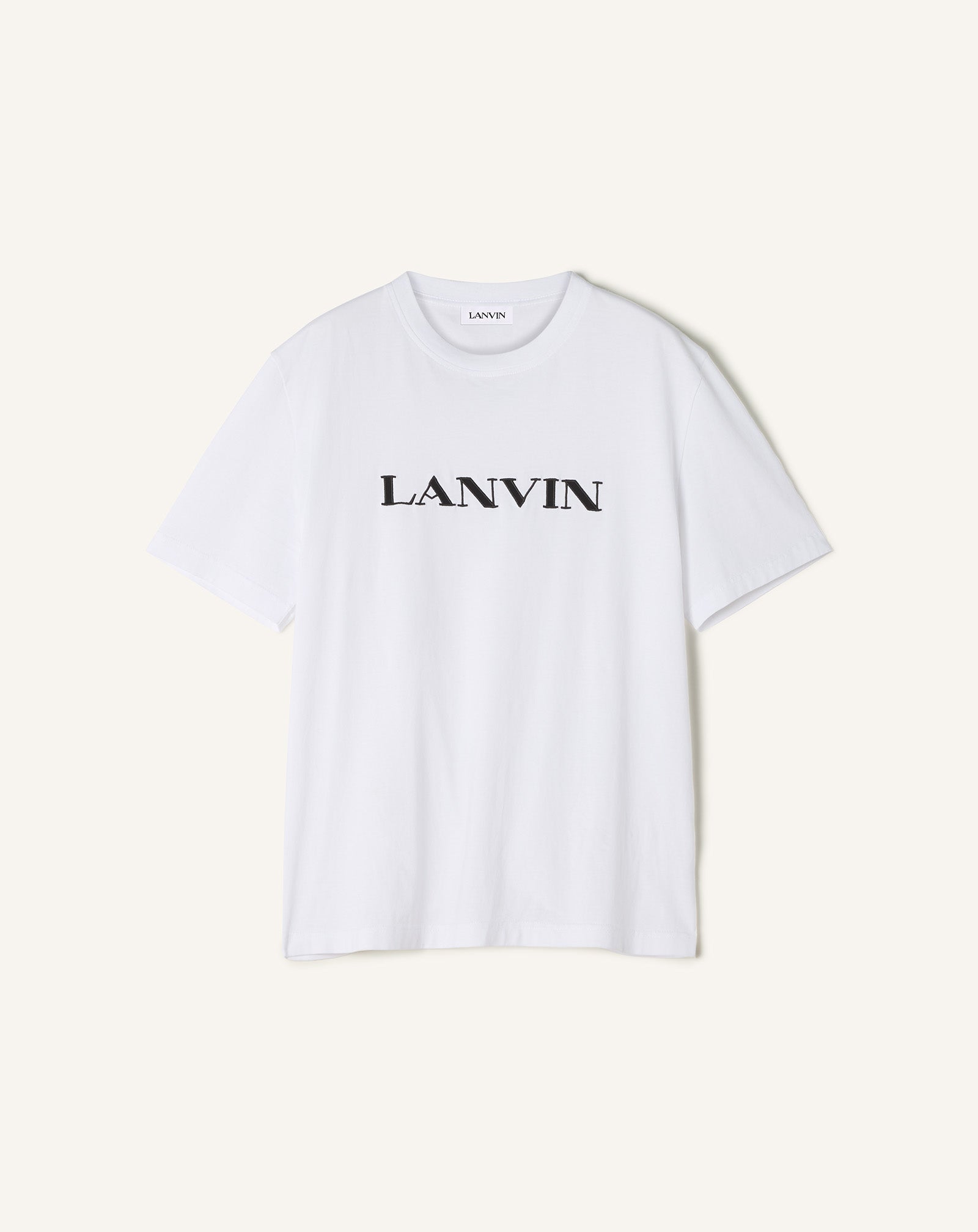 LANVIN EMBROIDERED COTTON T-SHIRT