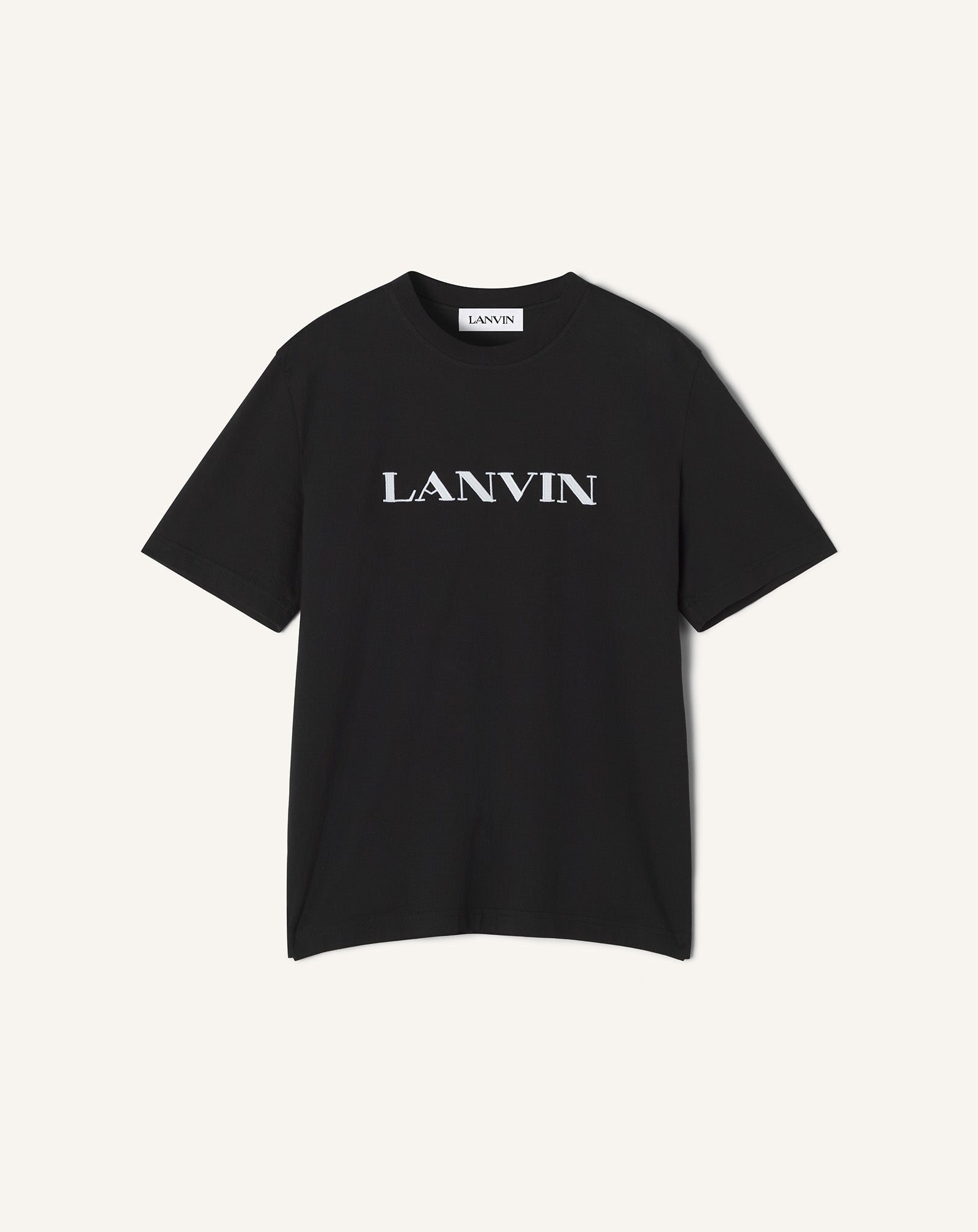 LANVIN EMBROIDERED COTTON T-SHIRT