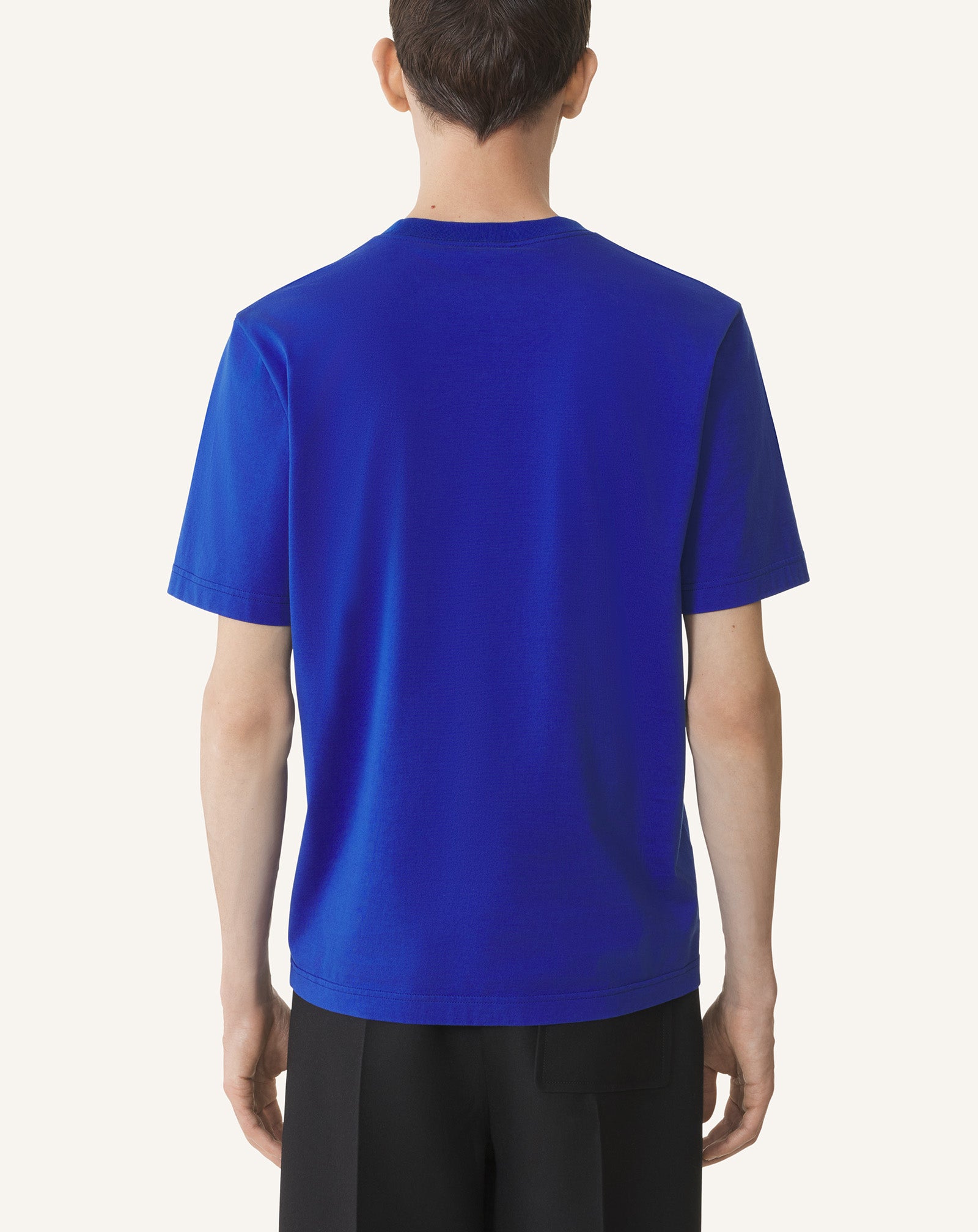 LANVIN EMBROIDERED COTTON T-SHIRT
