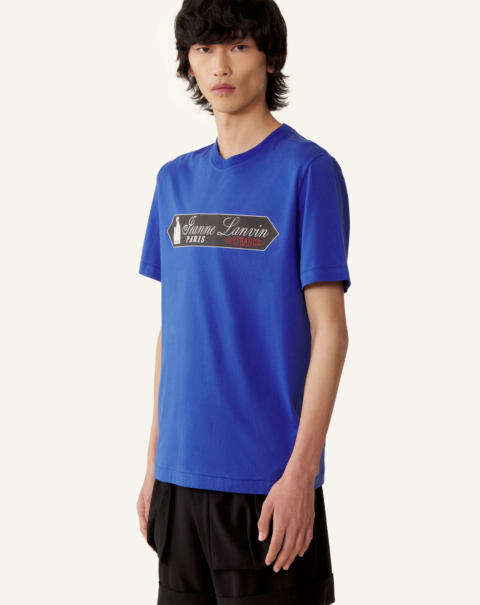 PRINTED LANVIN SIGNATURE LABEL T-SHIRT