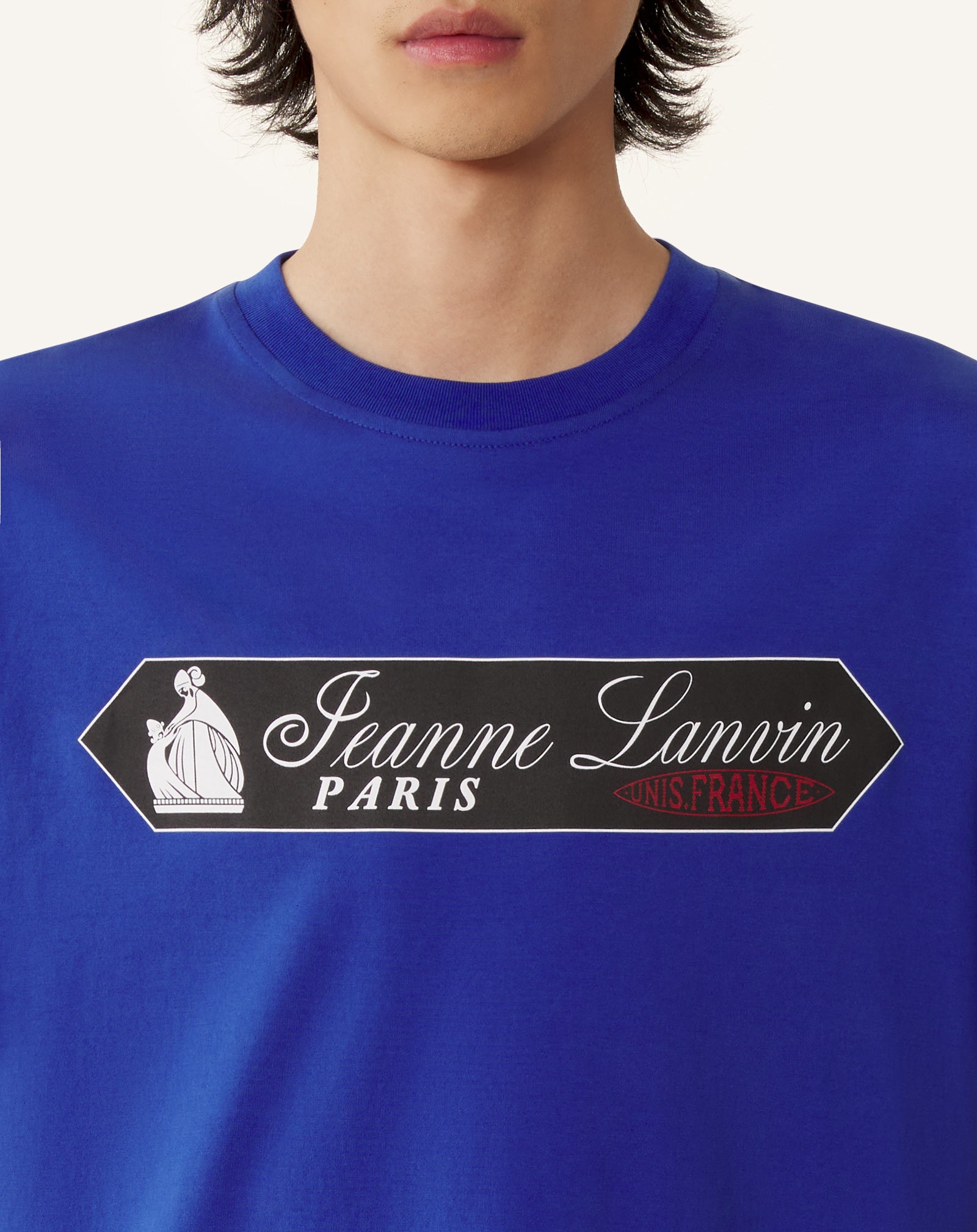 PRINTED LANVIN SIGNATURE LABEL T-SHIRT