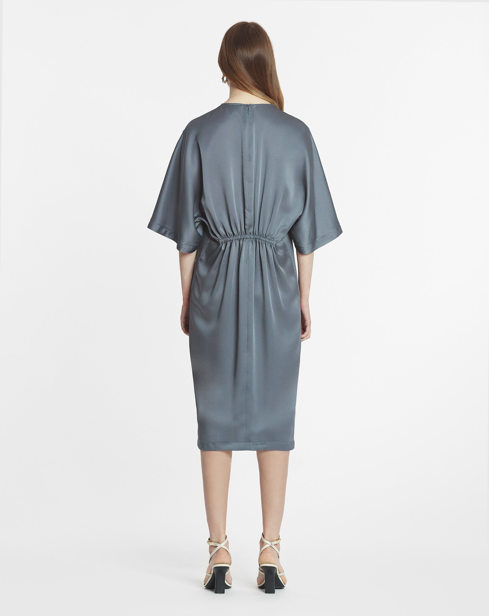SATIN T-SHIRT DRESS