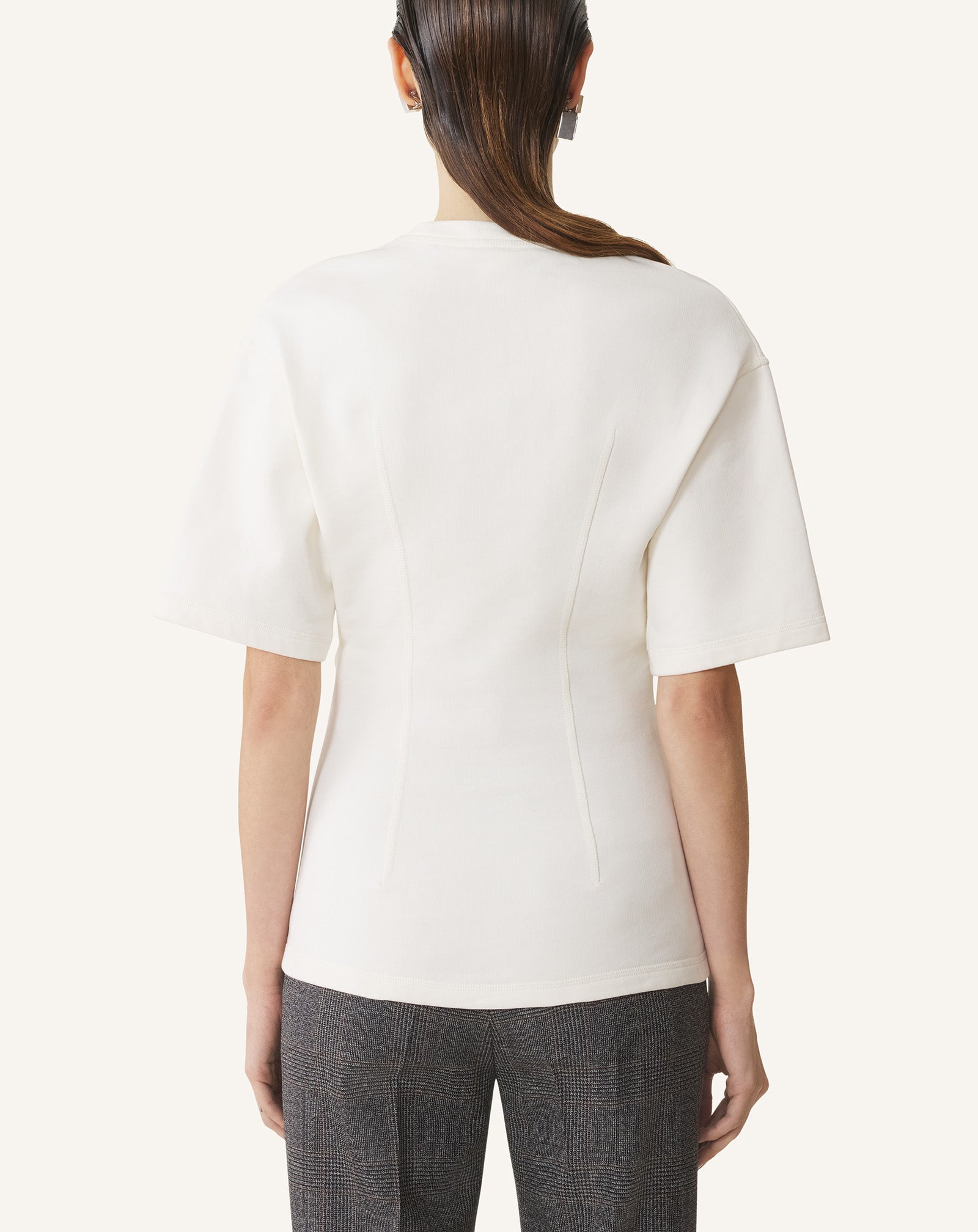 COTTON FLEECE T-SHIRT