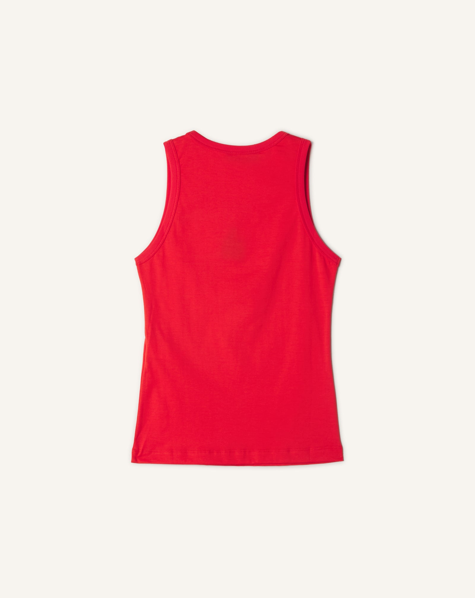 MOTHER AND DAUGHTER EMBROIDERED COTTON JERSEY TANK TOP