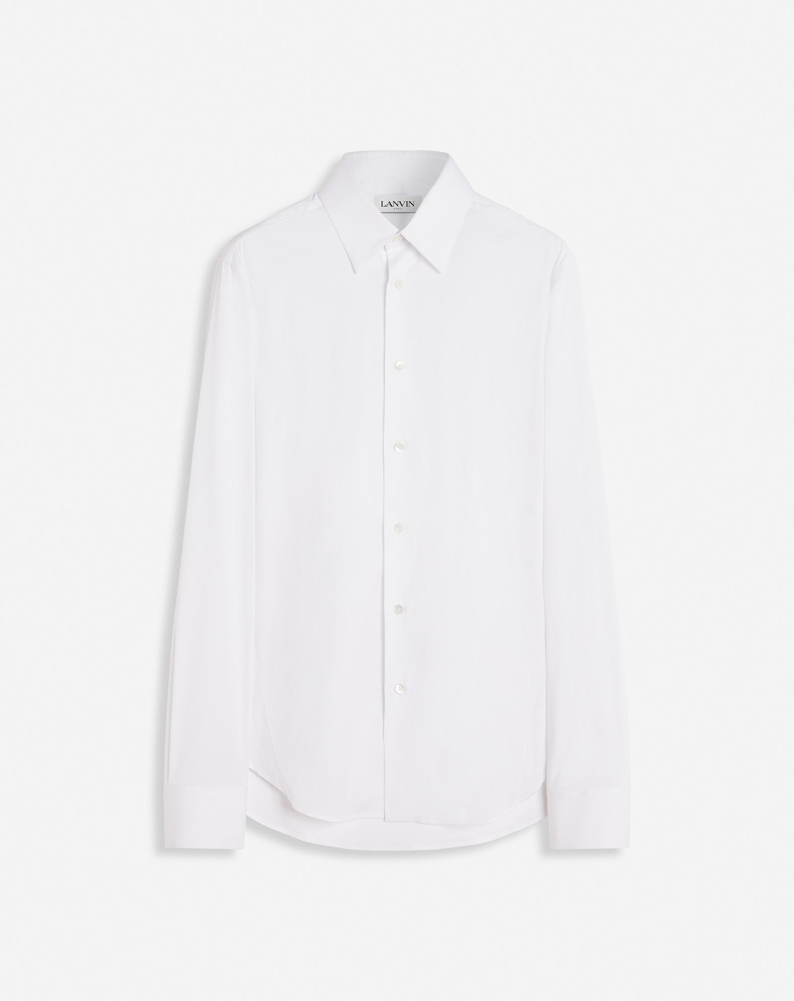 SLIM FIT SHIRT WITH VISIBLE BUTTONS